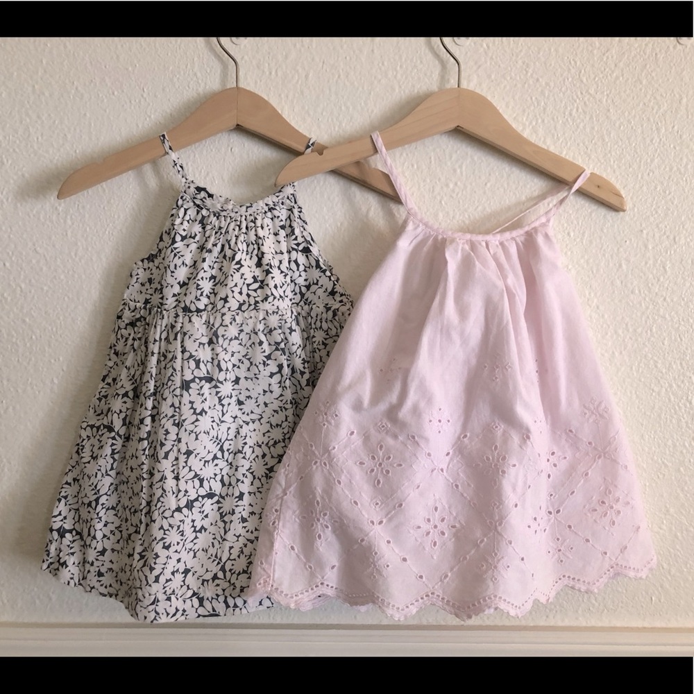 2 GAP Summer Dresses, 12-18 months